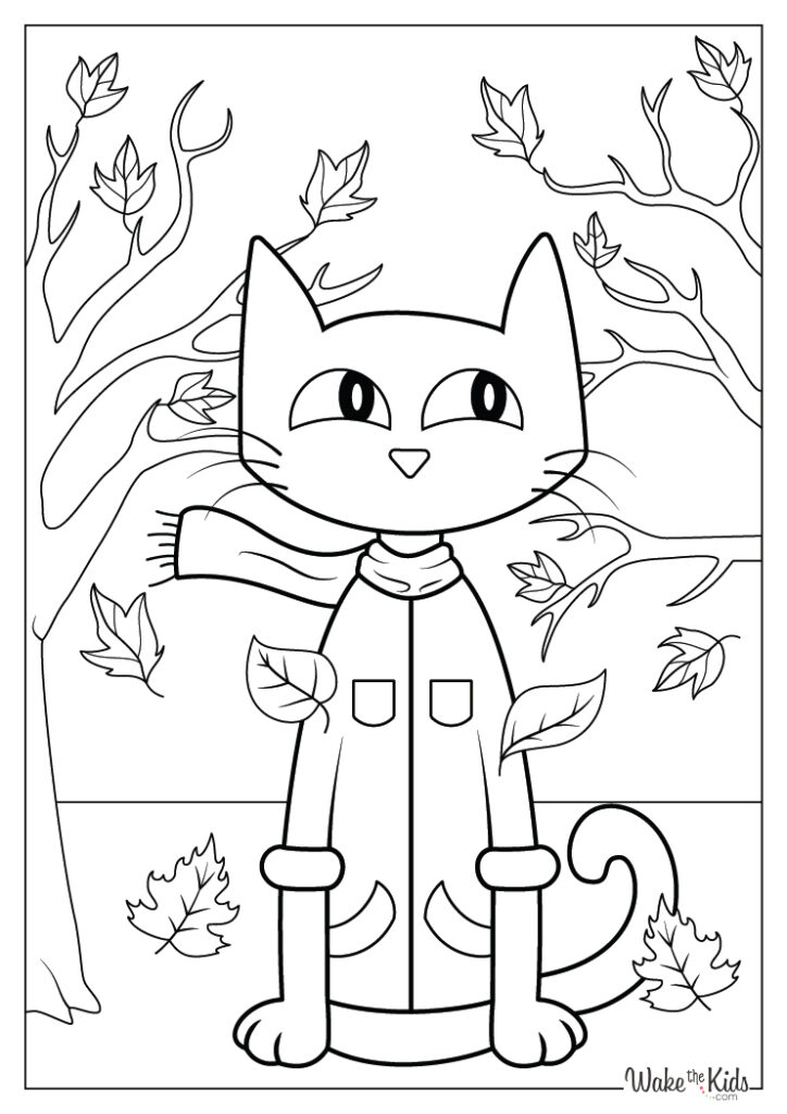 Pete the Cat Coloring Pages (Free Printable PDFs) | WakeTheKids