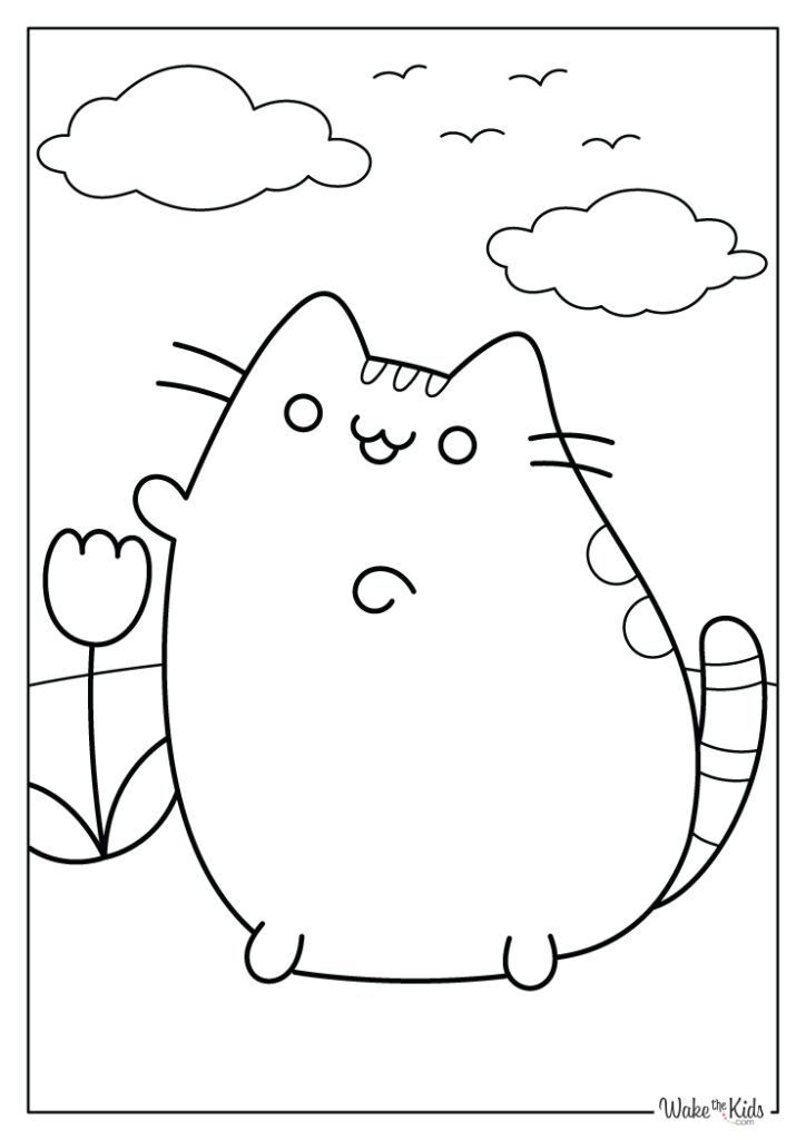 Pusheen Coloring Pages (free Printable Pdfs) 