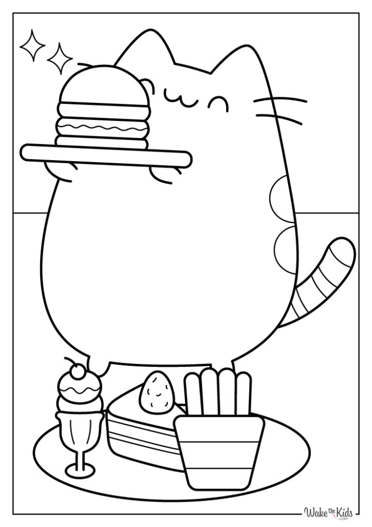 Pusheen Coloring Pages (free Printable Pdfs) 