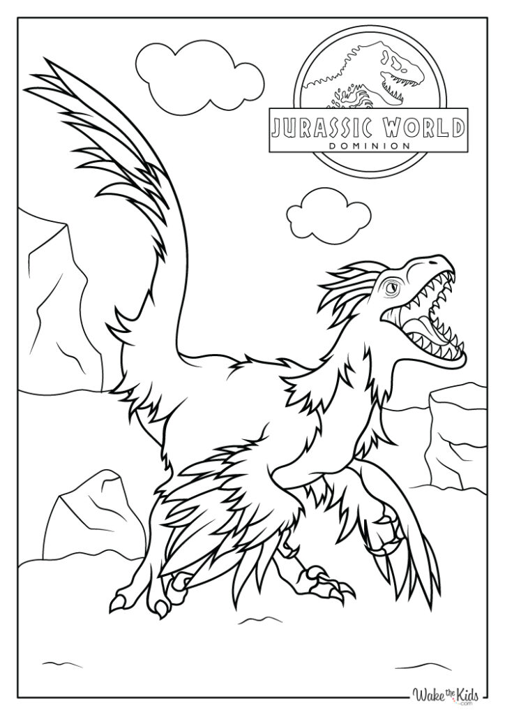 Jurassic World Coloring Pages (Free Printable PDFs) | WakeTheKids