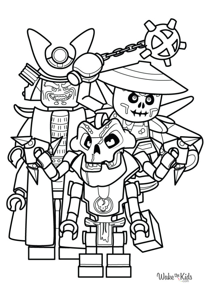 Lego Ninjago Coloring Pages (Free Printable PDFs) | WakeTheKids
