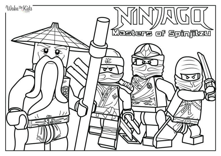 Lego Ninjago Coloring Pages (Free Printable PDFs) | WakeTheKids