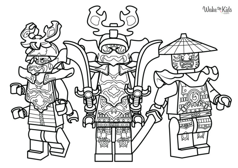 Lego Ninjago Coloring Pages (Free Printable PDFs) | WakeTheKids