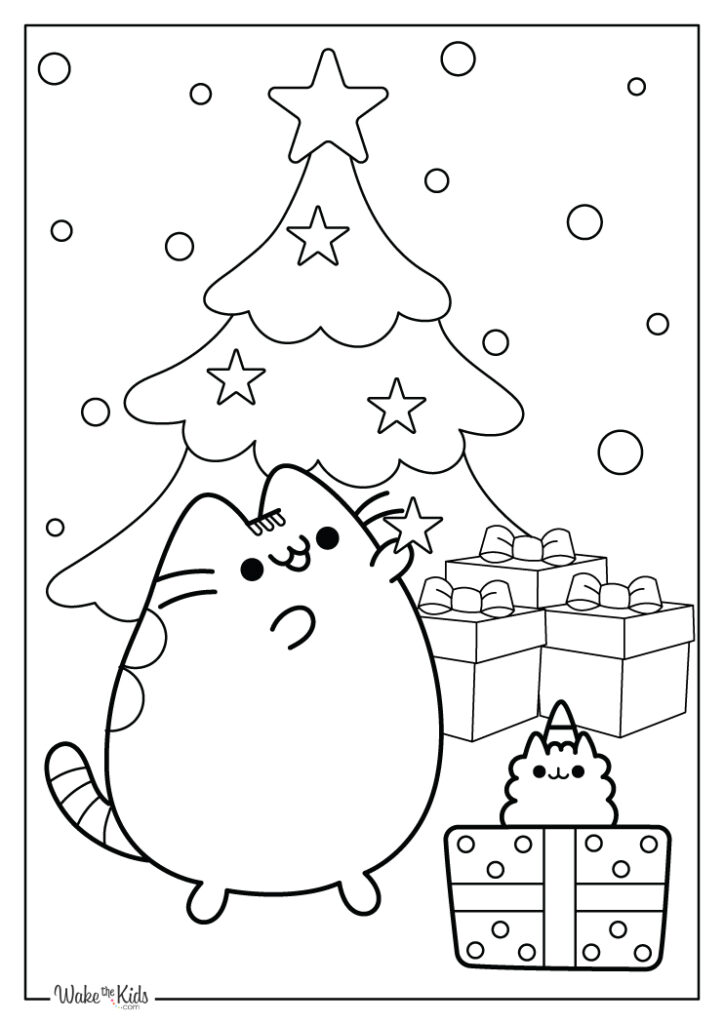 Pusheen Coloring Pages (Free Printable PDFs) WakeTheKids