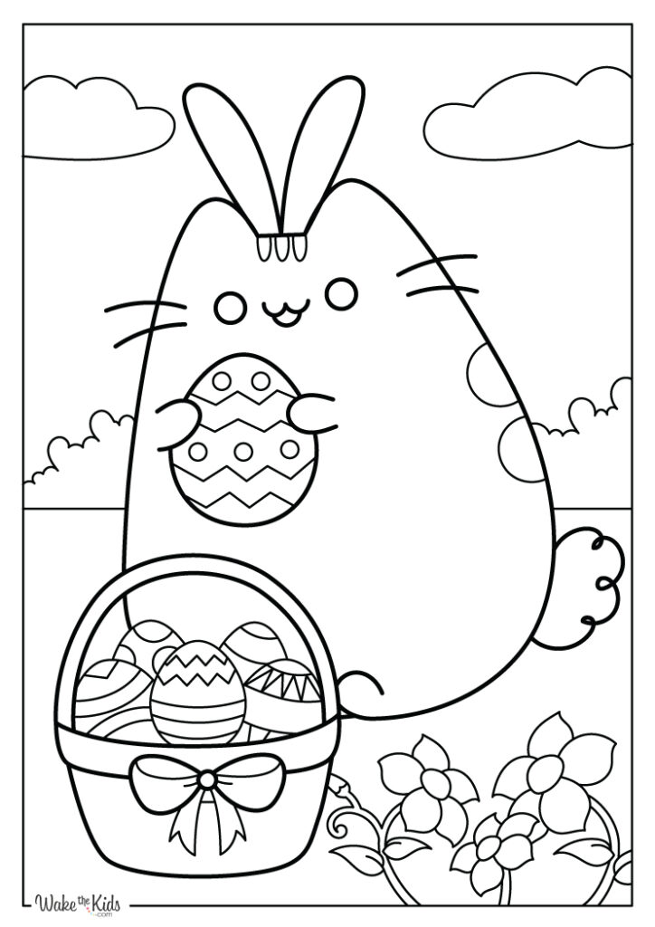 Pusheen Coloring Pages (Free Printable PDFs) | WakeTheKids