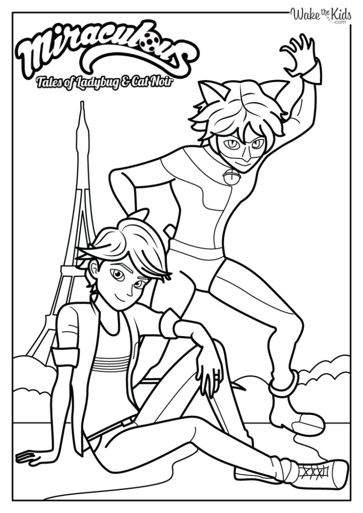 Miraculous: Ladybug And Cat Noir Coloring Pages (free Printable Pdfs 