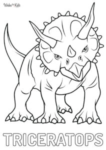 Triceratops Coloring Pages