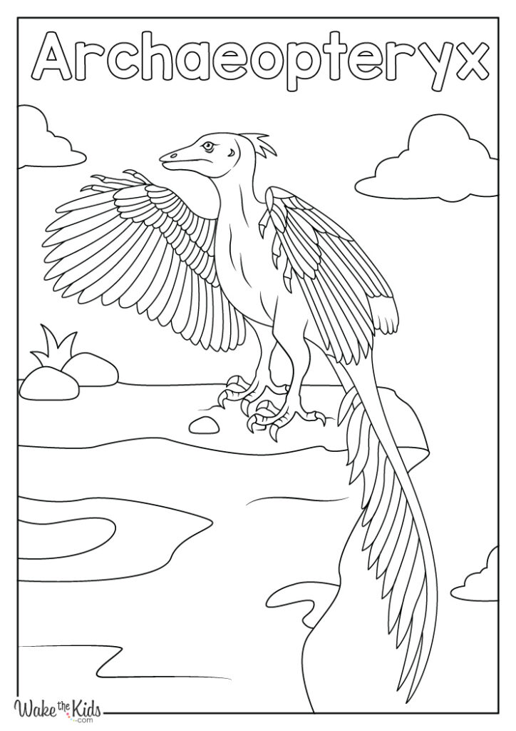 Archaeopteryx Coloring Pages