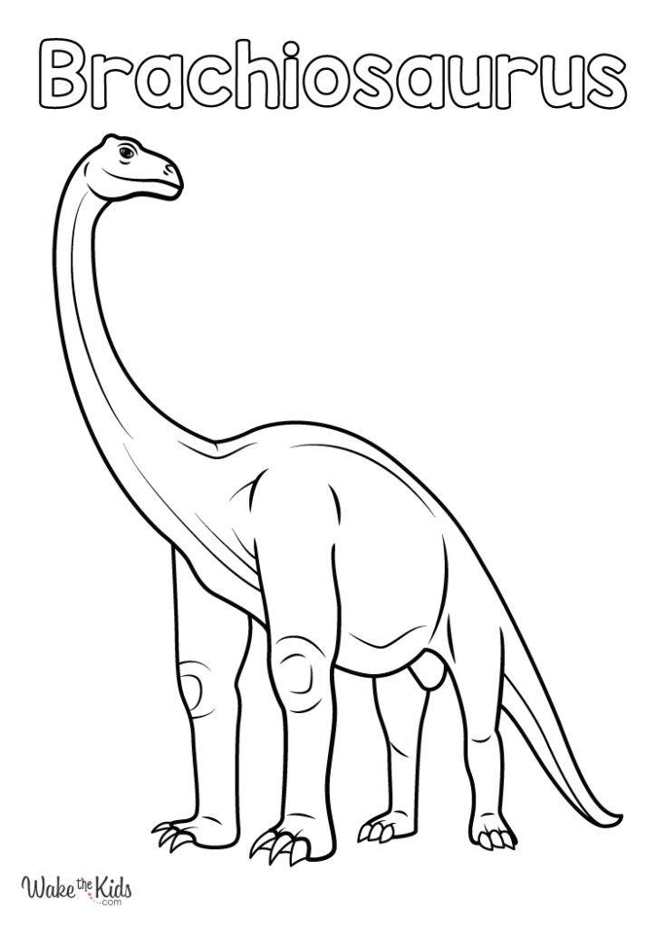 Brachiosaurus Coloring Pages