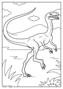 Compsognathus Coloring Pages