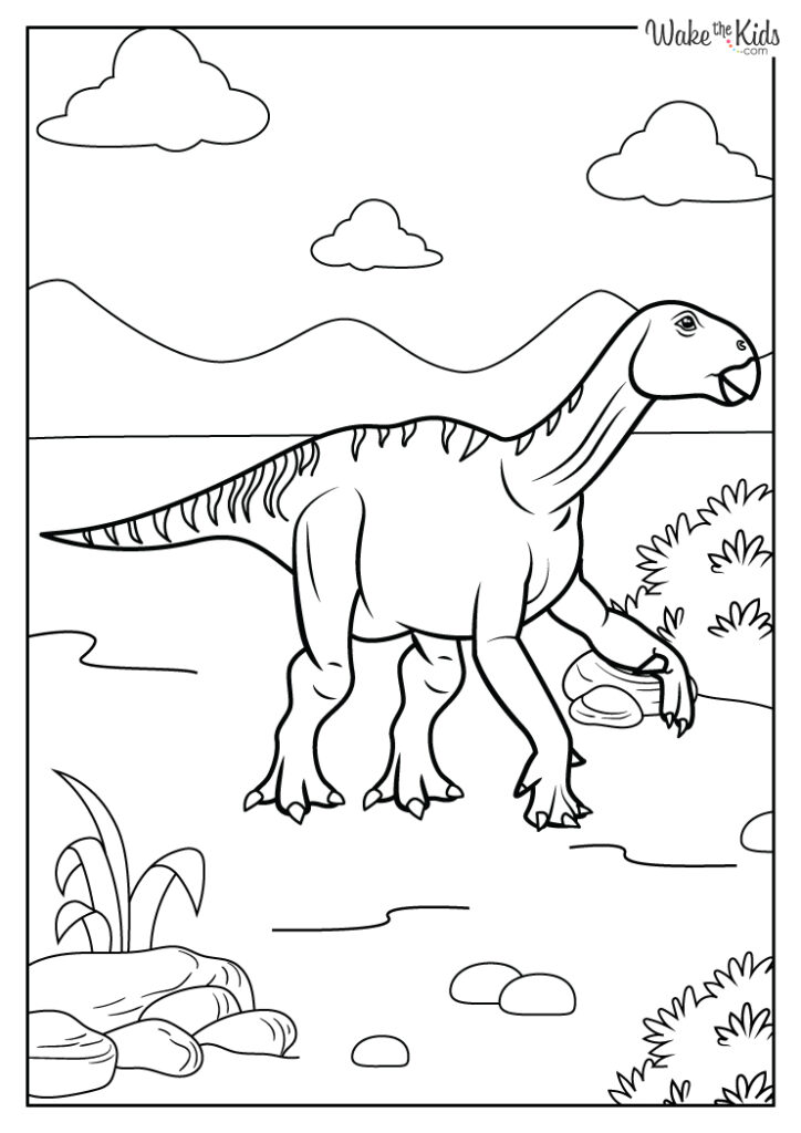 Iguanodon Coloring Pages