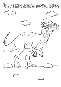 Pachycephalosaurus Coloring Pages