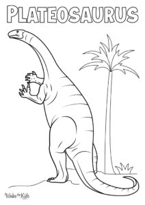 Plateosaurus Coloring Pages