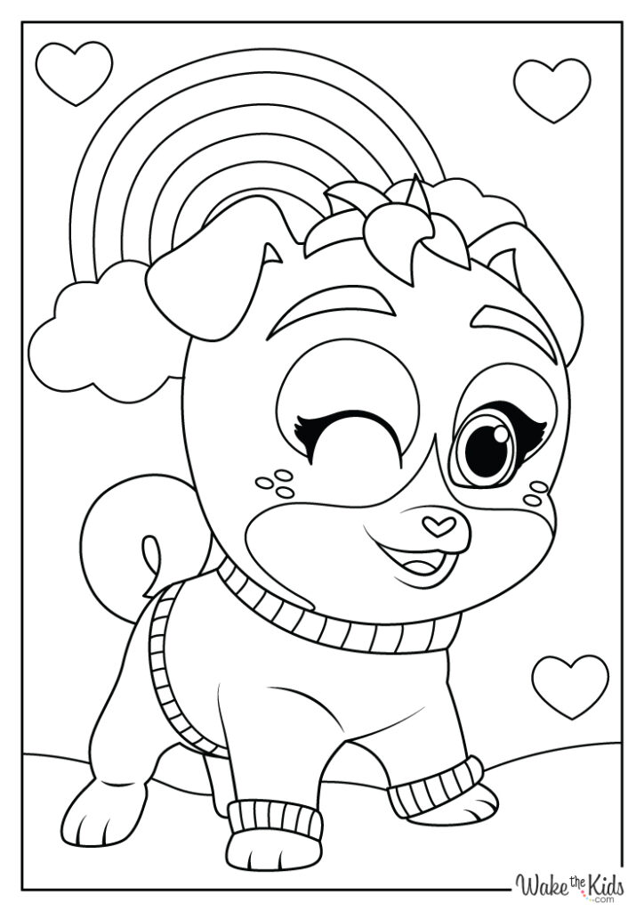 Puppy Dog Pals Coloring Pages (Free Printable PDFs) WakeTheKids