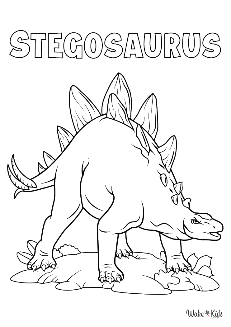 Stegosaurus Coloring Pages