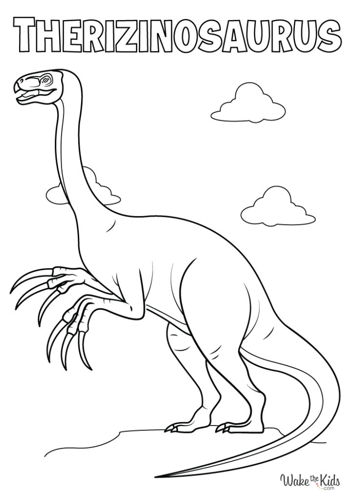 Therizinosaurus Coloring Page
 Therizinosaurus Coloring Pages Free Printable PDFs