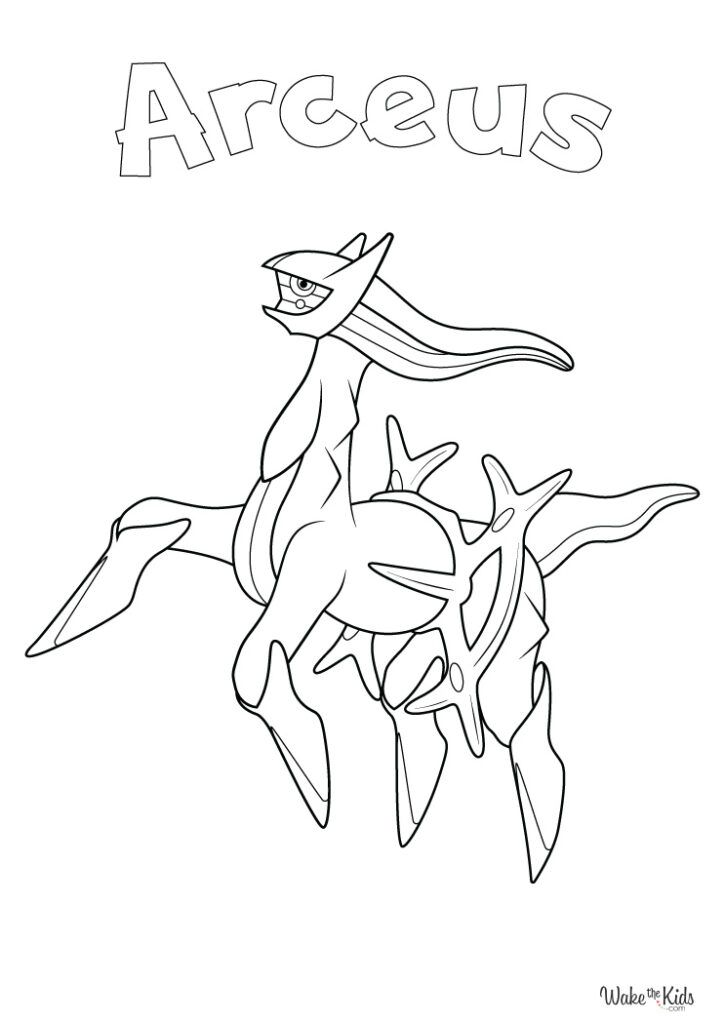 Arceus Coloring Pages (Free Printable PDFs) | WakeTheKids
