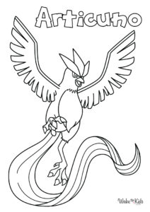 Articuno Coloring Pages