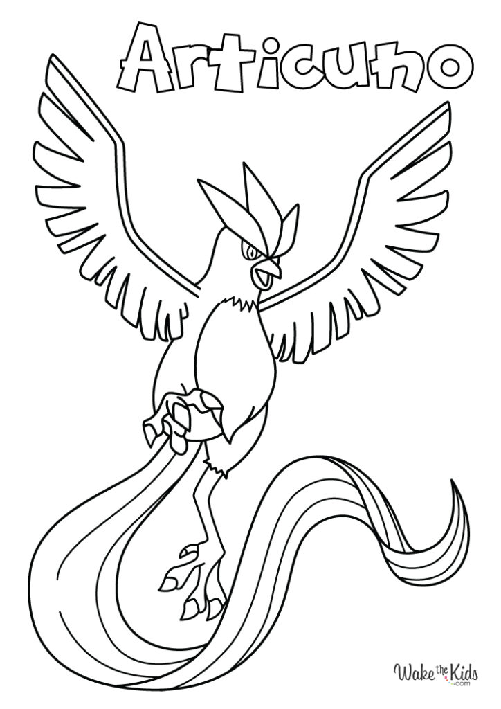 Articuno Coloring Pages