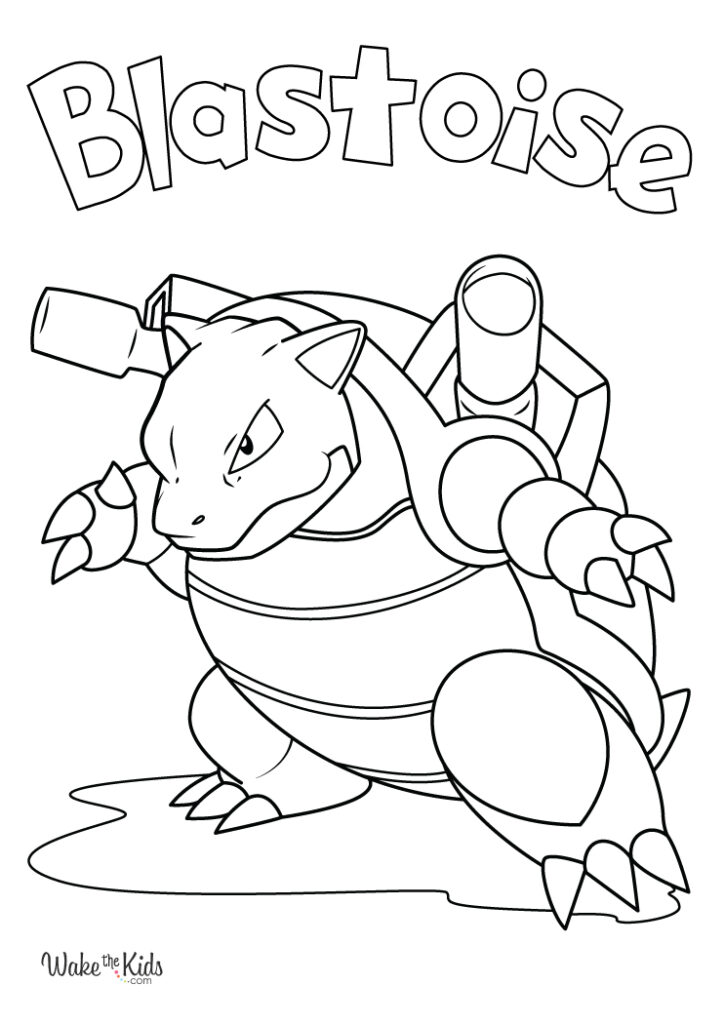 Blastoise Coloring Pages