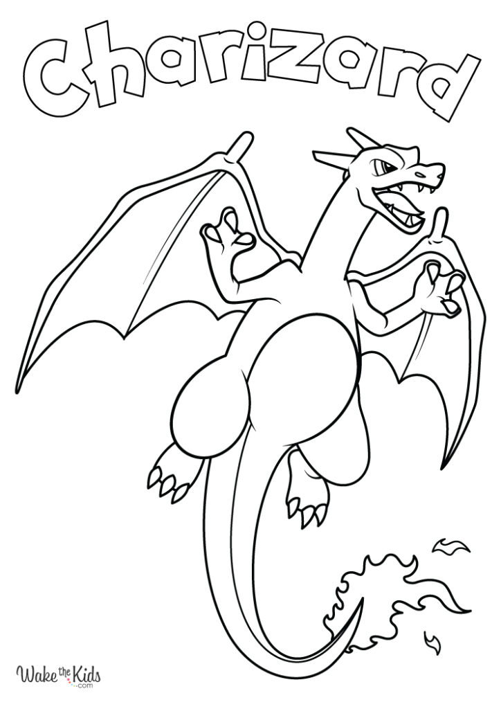 Charizard Coloring Pages
