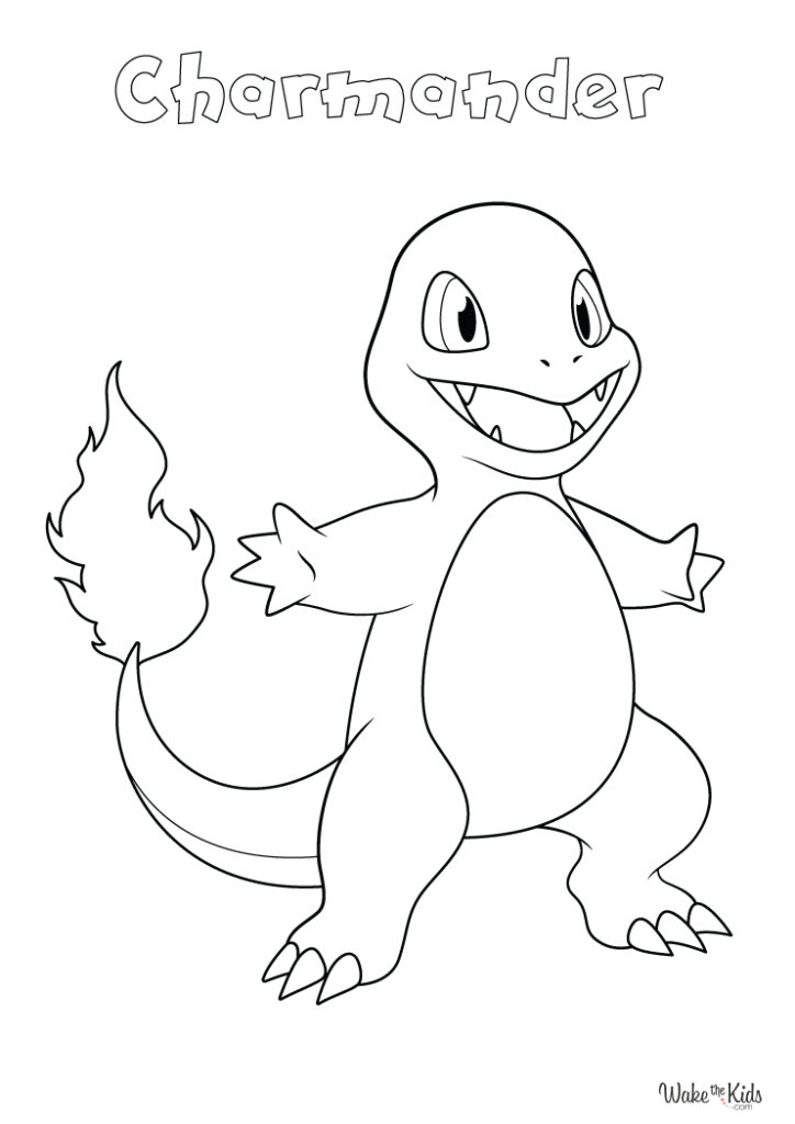 Charmander Coloring Pages
