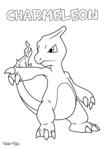 Charmeleon Coloring Pages
