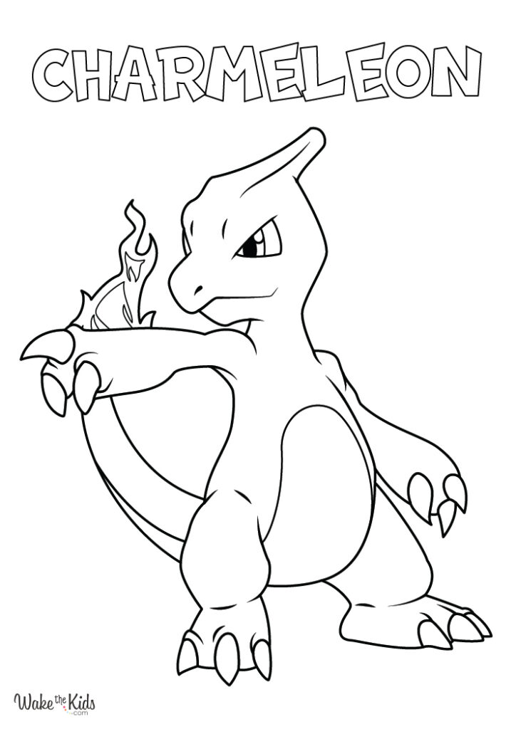 Charmeleon Coloring Pages (Free Printable PDFs) | WakeTheKids