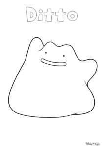 Ditto Coloring Pages