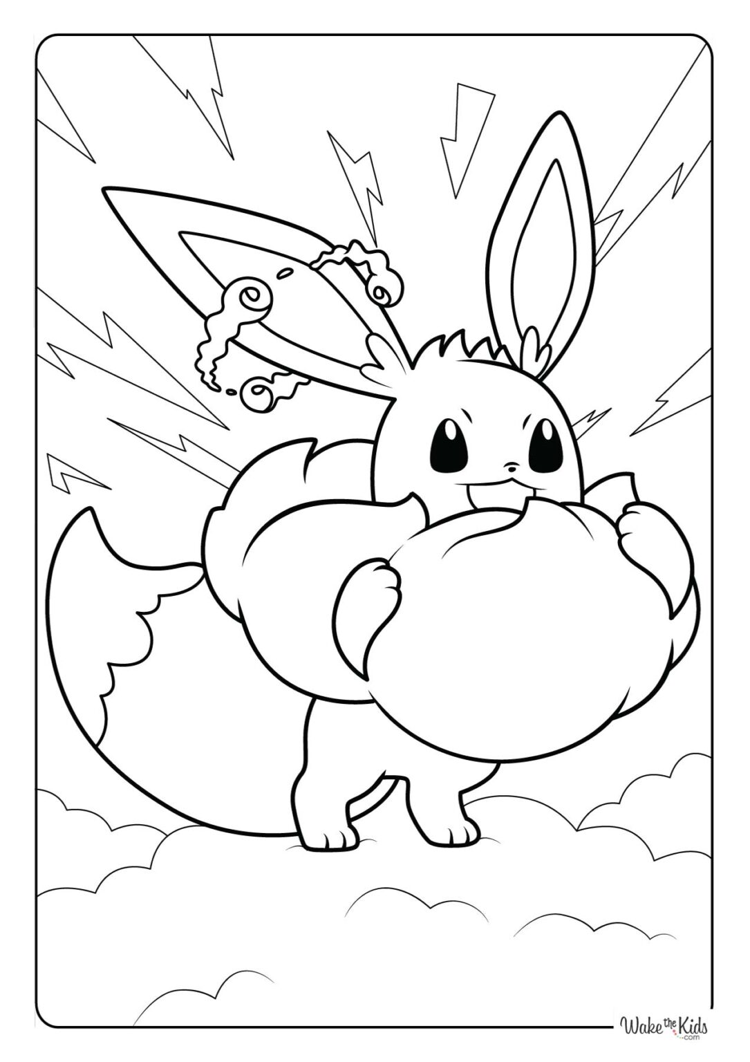 Eevee Coloring Pages (Free Printable PDFs) | WakeTheKids