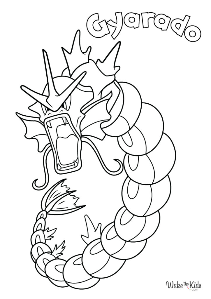 Gyarados Coloring Pages