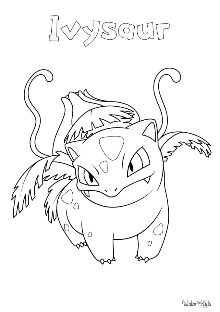 Ivysaur Coloring Pages
