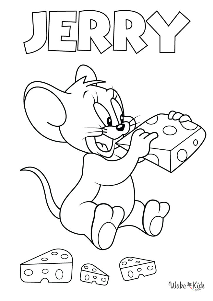 Tom and Jerry Coloring Pages (Free Printable PDFs) | WakeTheKids