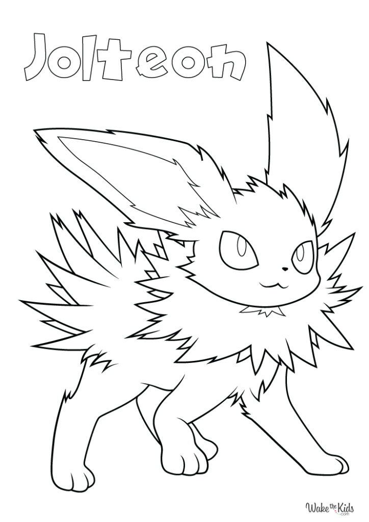 Jolteon Coloring Pages (Free Printable PDFs) | WakeTheKids