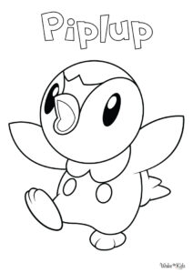 Piplup Coloring Pages