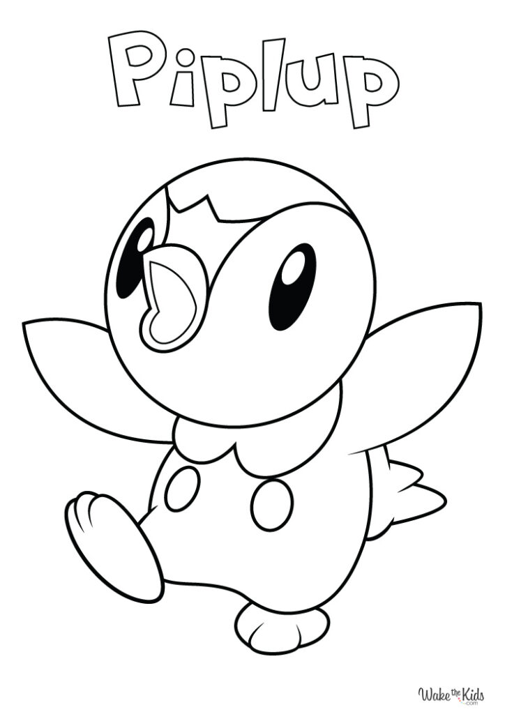 Piplup Coloring Pages (Free Printable PDFs) | WakeTheKids