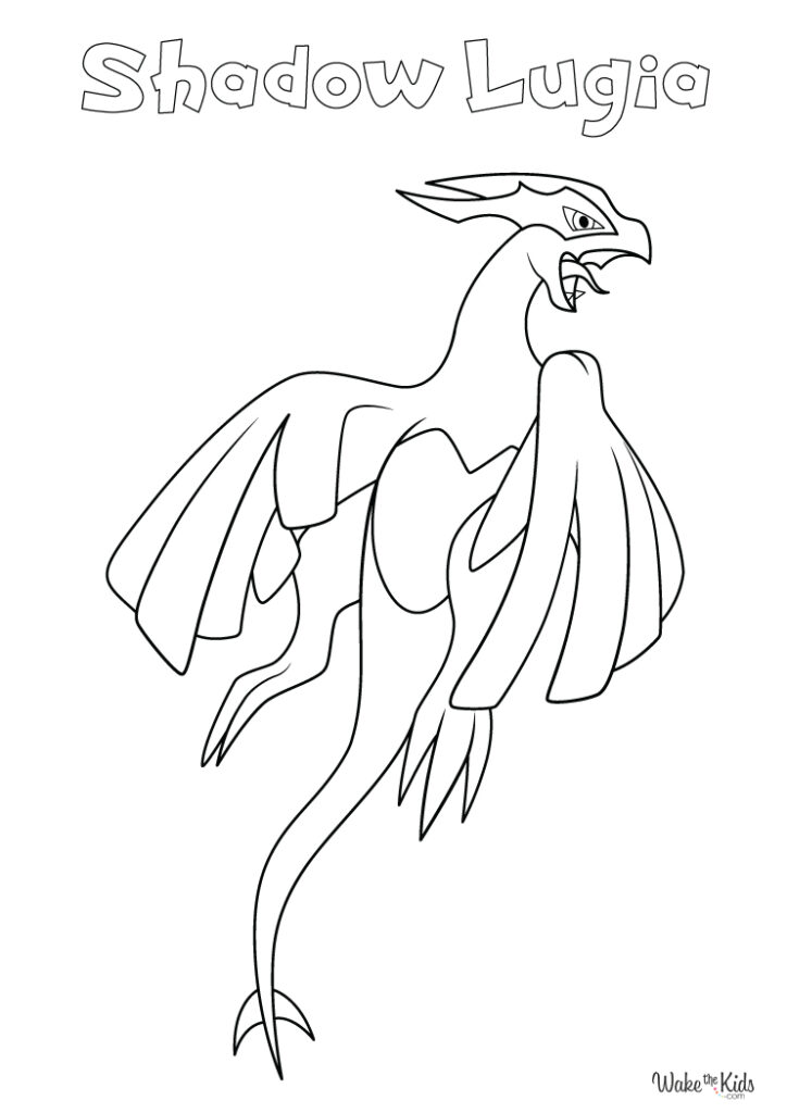 Lugia Coloring Pages (Free Printable PDFs) WakeTheKids