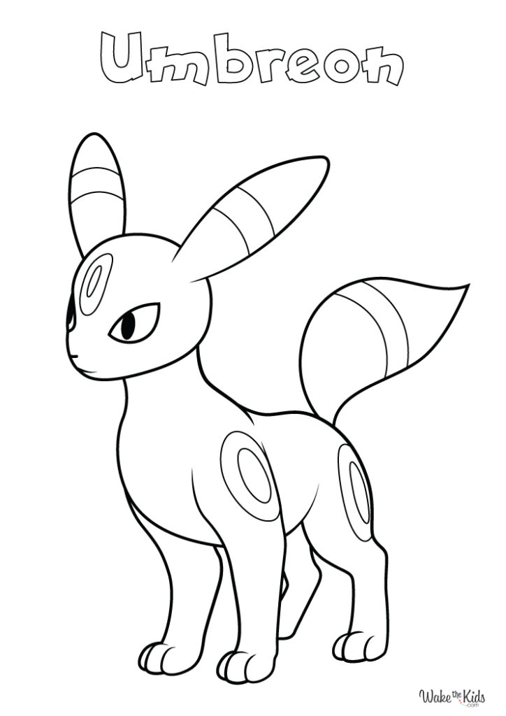 Umbreon Coloring Pages