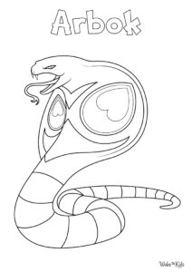 Arbok Coloring Pages