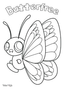 Butterfree Coloring Pages