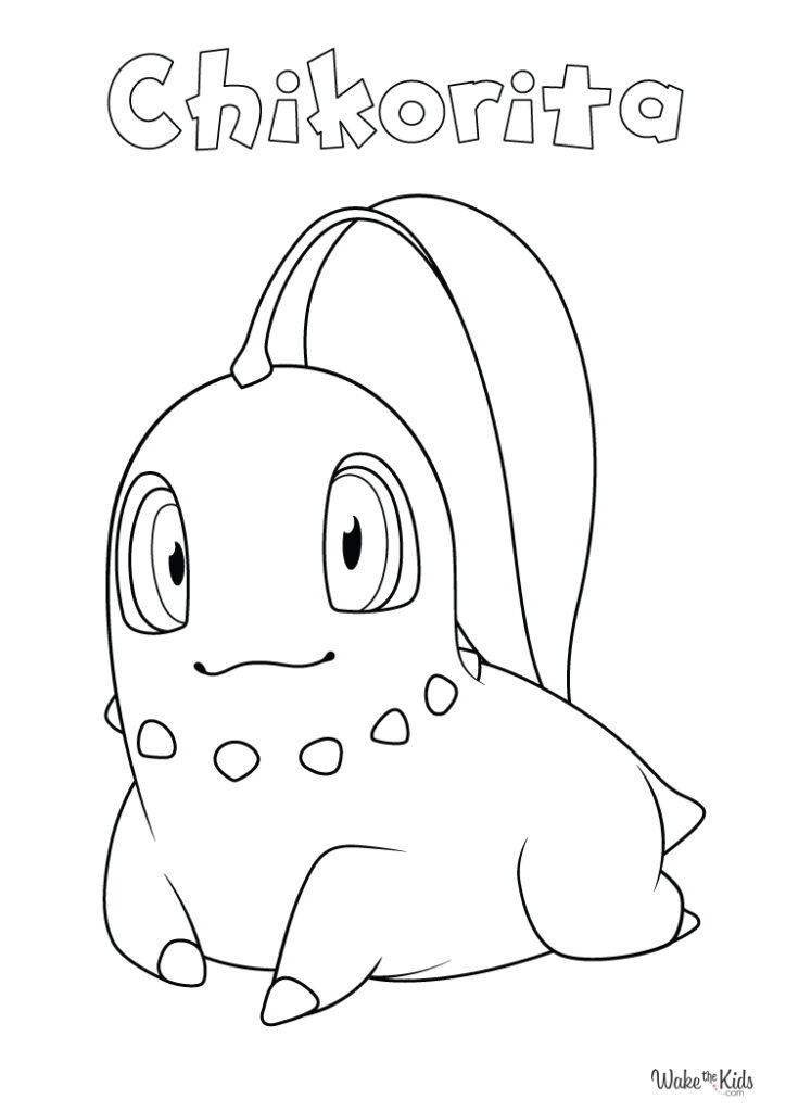 Chikorita Coloring Pages (Free Printable PDFs) | WakeTheKids