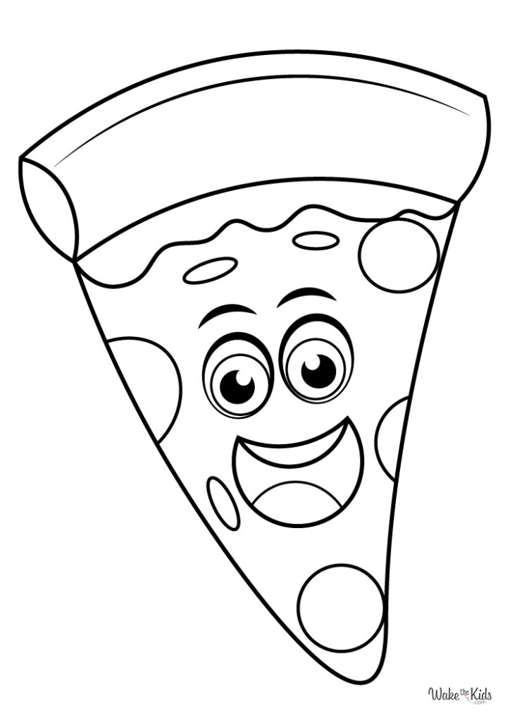 Pizza Coloring Pages (Free Printable PDFs) | WakeTheKids