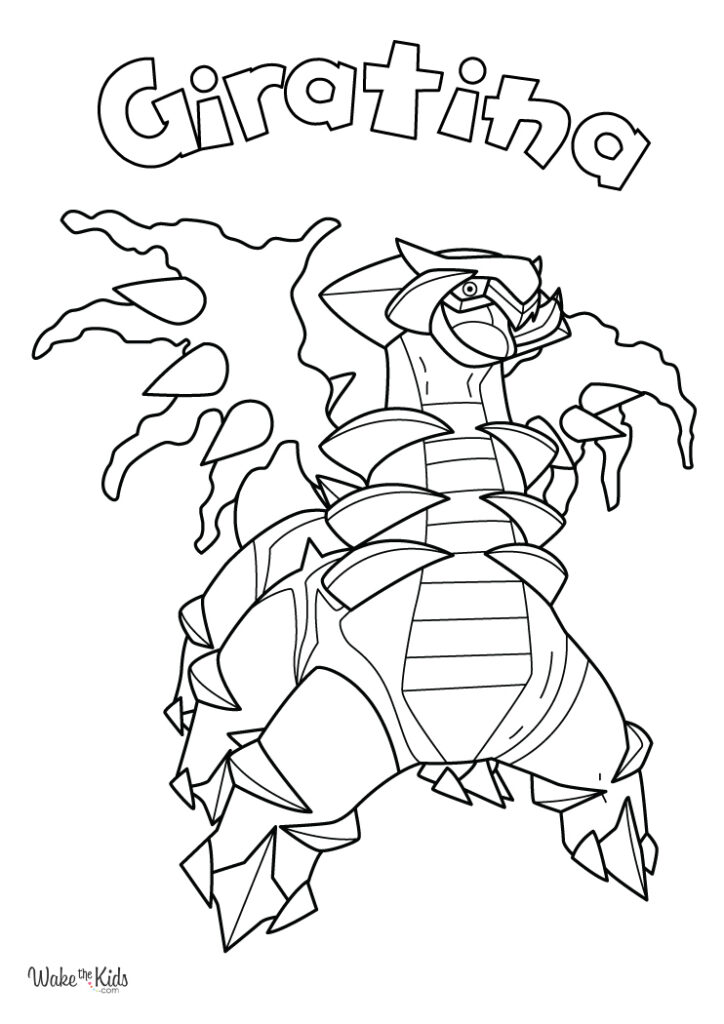 Giratina Coloring Pages