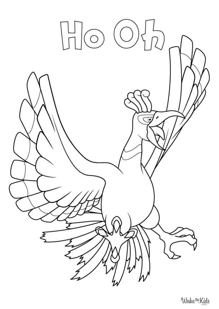 Ho-Oh Coloring Pages