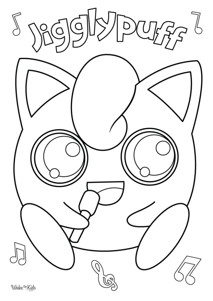 Jigglypuff Coloring Pages (Free Printable PDFs) | WakeTheKids