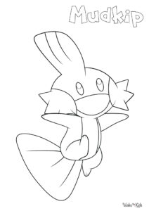 Mudkip Coloring Pages