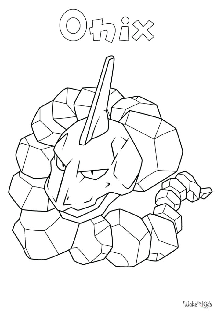 Onix Coloring Pages (Free Printable PDFs) | WakeTheKids