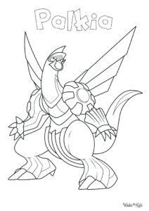 Palkia Coloring Pages