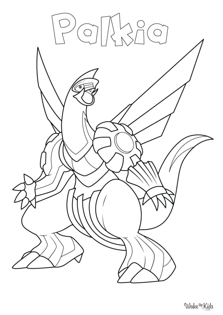 Palkia Coloring Pages