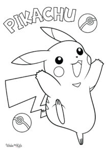 Pikachu Coloring Pages